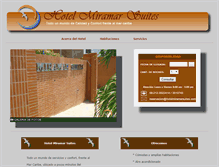 Tablet Screenshot of hotelmiramarsuites.com